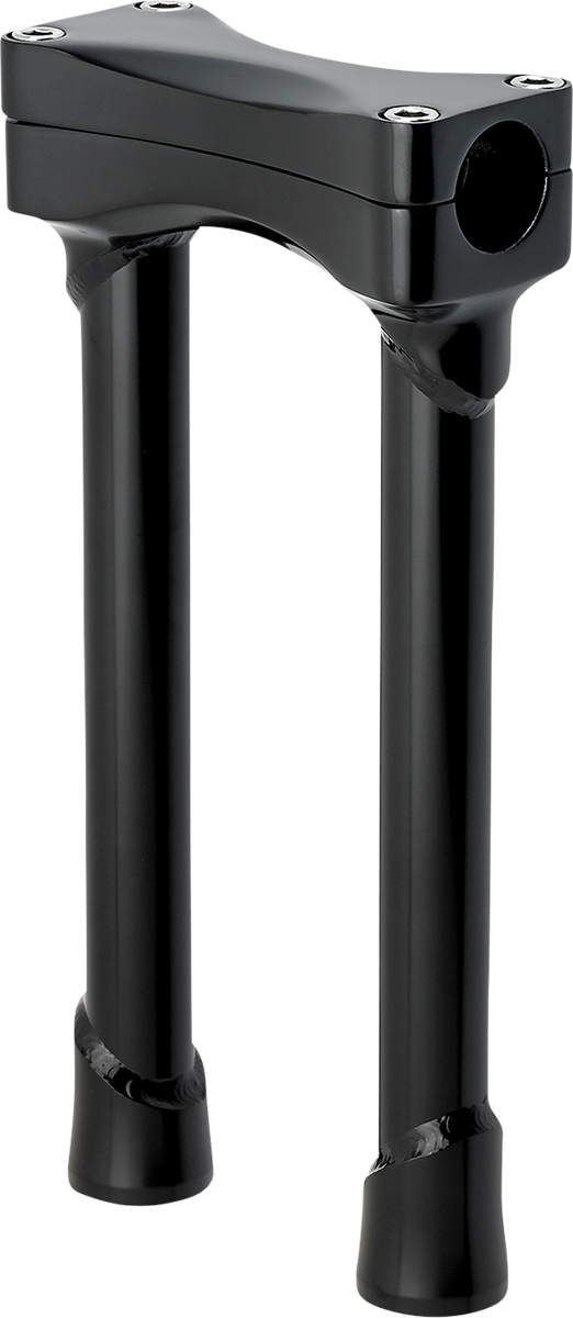 BILTWELL Murdock O/S Risers - 10" - Black 6413-201-10