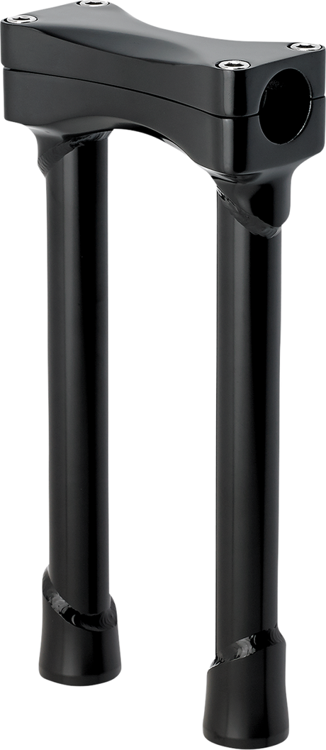 BILTWELL Murdock O/S Risers - 10" - Black 6413-201-10