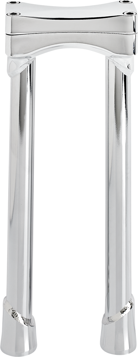 BILTWELL Murdock O/S Risers - 12" - Chrome 6413-105-12