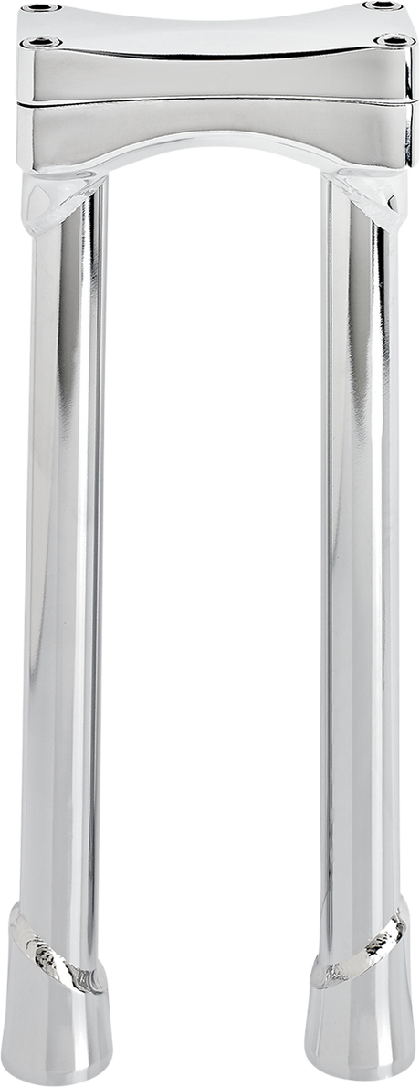 BILTWELL Murdock O/S Risers - 12" - Chrome 6413-105-12