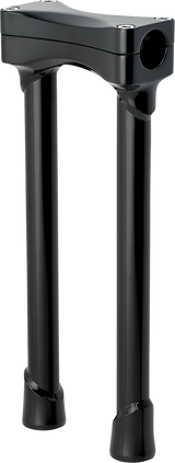 BILTWELL Murdock O/S Risers - 12" - Black 6413-201-12