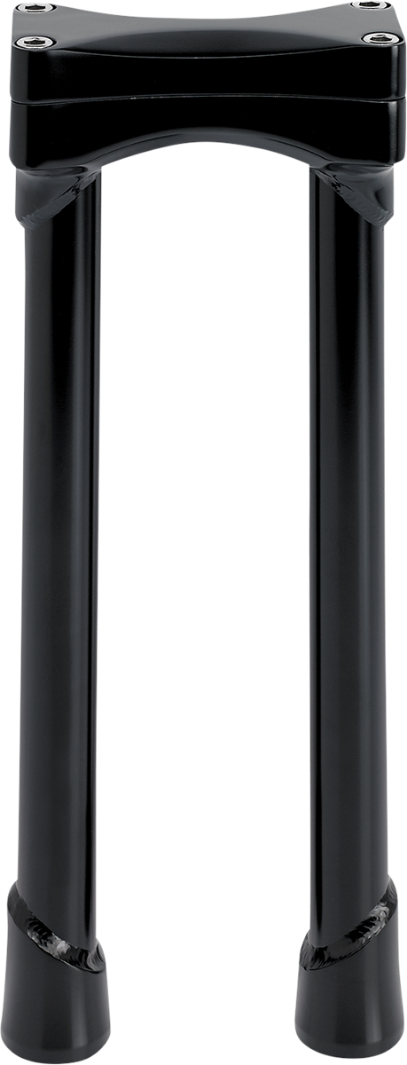 BILTWELL Murdock O/S Risers - 12" - Black 6413-201-12