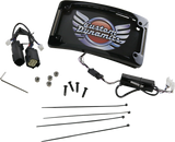 Custom Dynamics Curved License Plate Frame - Black TF06-BCM-B - Cycle City Outdoors
