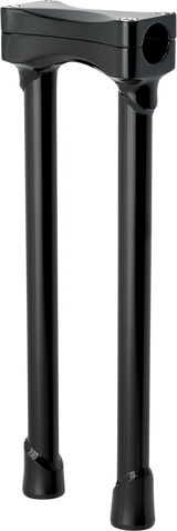 BILTWELL Murdock O/S Risers - 14" - Black 6413-201-14