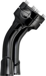 BILTWELL Murdock O/S Risers - Pullback - 6" - Black 6414-201-06