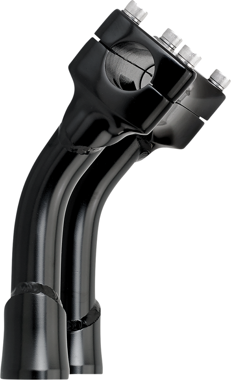 BILTWELL Murdock O/S Risers - Pullback - 6" - Black 6414-201-06
