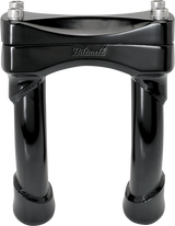 BILTWELL Murdock O/S Risers - Pullback - 6" - Black 6414-201-06