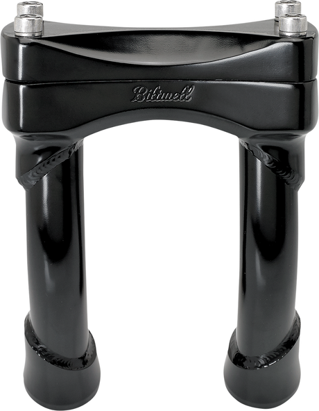 BILTWELL Murdock O/S Risers - Pullback - 6" - Black 6414-201-06