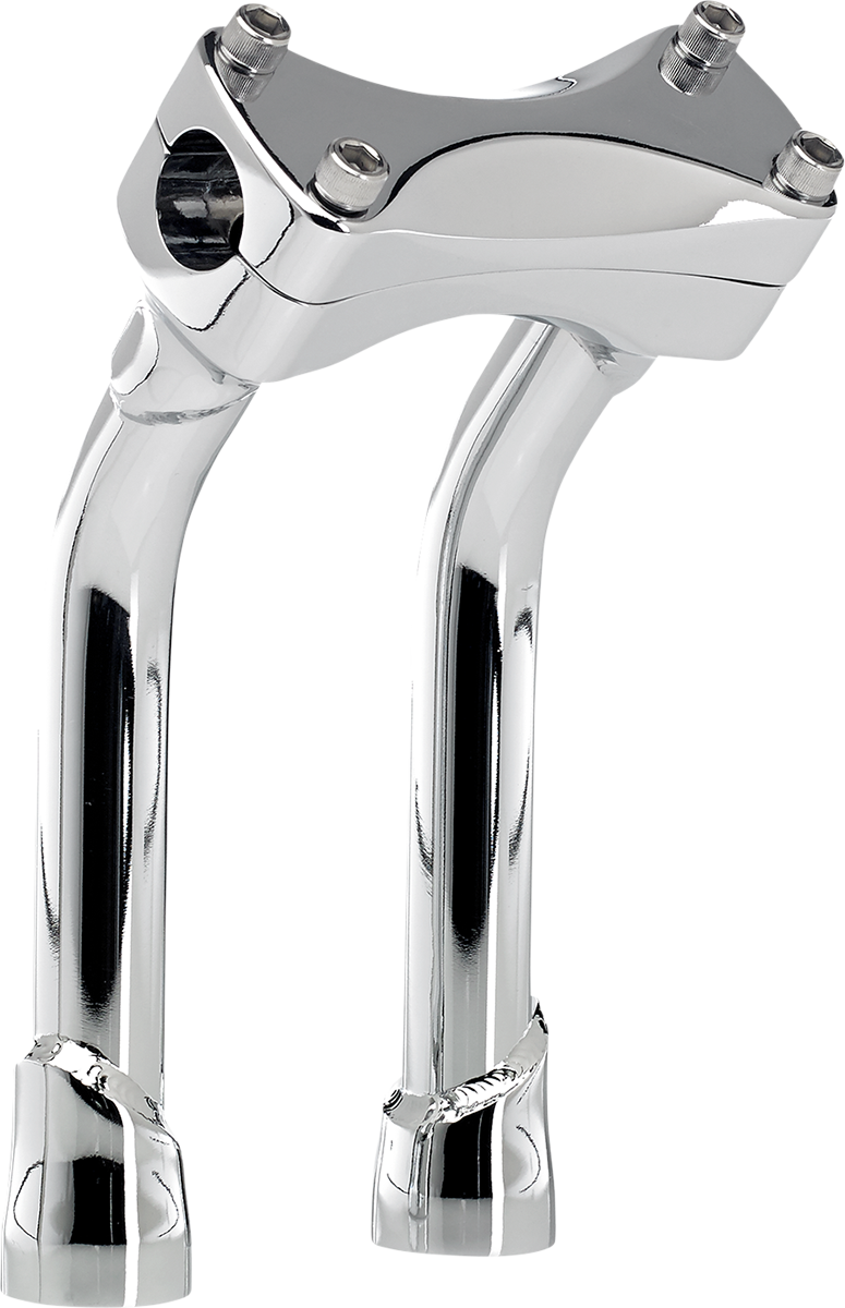 BILTWELL Murdock O/S Risers - Pullback - 8" - Chrome 6414-105-08