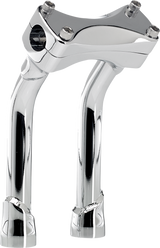 BILTWELL Murdock O/S Risers - Pullback - 8" - Chrome 6414-105-08