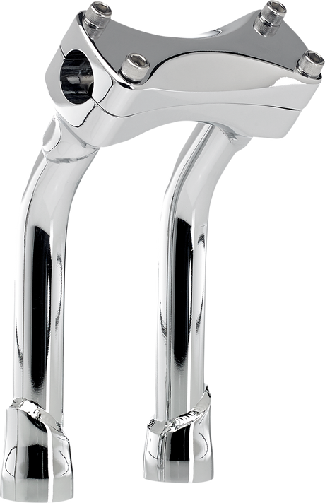 BILTWELL Murdock O/S Risers - Pullback - 8" - Chrome 6414-105-08