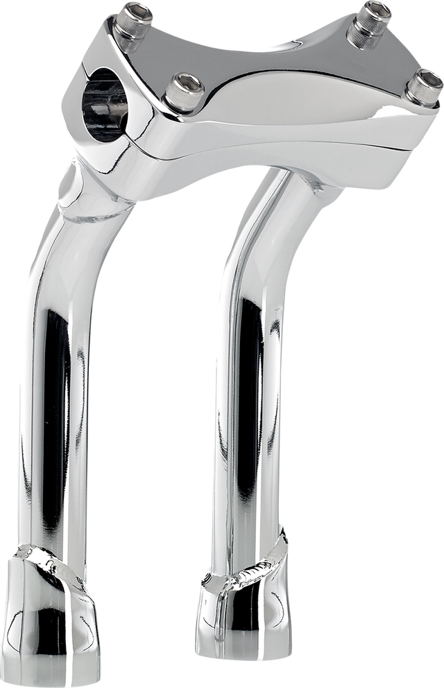 BILTWELL Murdock O/S Risers - Pullback - 8" - Chrome 6414-105-08