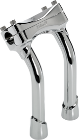 BILTWELL Murdock O/S Risers - Pullback - 8" - Chrome 6414-105-08