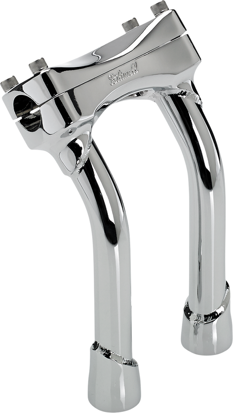 BILTWELL Murdock O/S Risers - Pullback - 8" - Chrome 6414-105-08