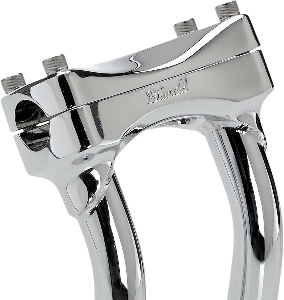 BILTWELL Murdock O/S Risers - Pullback - 8" - Chrome 6414-105-08