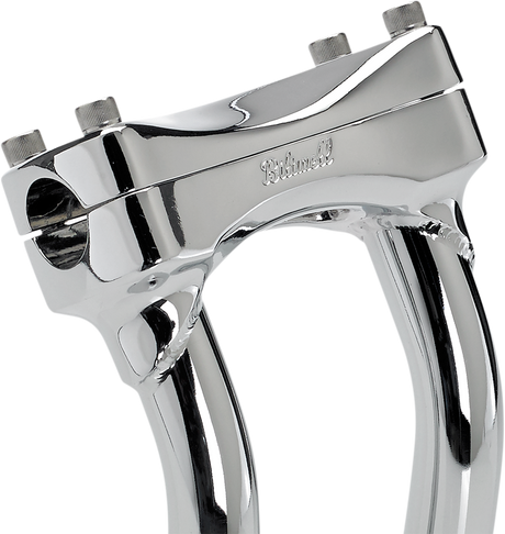 BILTWELL Murdock O/S Risers - Pullback - 8" - Chrome 6414-105-08