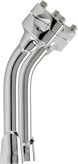 BILTWELL Murdock O/S Risers - Pullback - 8" - Chrome 6414-105-08