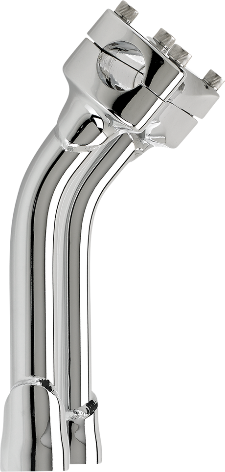 BILTWELL Murdock O/S Risers - Pullback - 8" - Chrome 6414-105-08