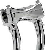 BILTWELL Murdock O/S Risers - Pullback - 12" - Chrome 6414-105-12