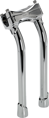 BILTWELL Murdock O/S Risers - Pullback - 12" - Chrome 6414-105-12