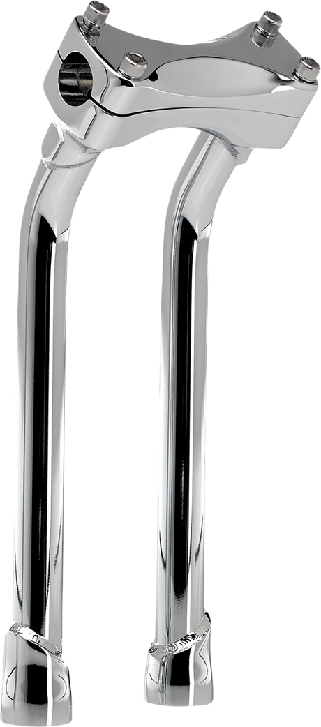 BILTWELL Murdock O/S Risers - Pullback - 12" - Chrome 6414-105-12