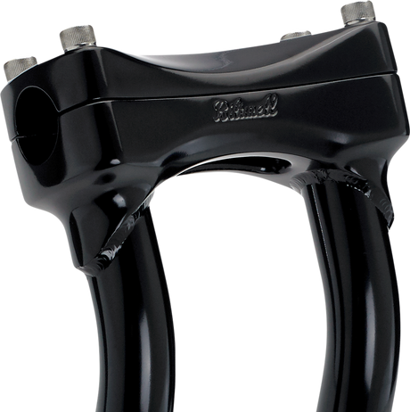 BILTWELL Murdock O/S Risers - Pullback - 12" - Black 6414-201-12