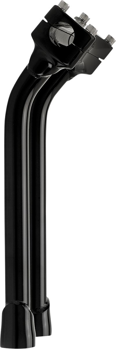 BILTWELL Murdock O/S Risers - Pullback - 12" - Black 6414-201-12