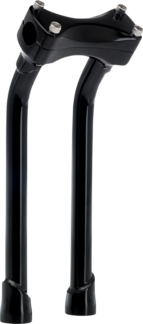 BILTWELL Murdock O/S Risers - Pullback - 12" - Black 6414-201-12