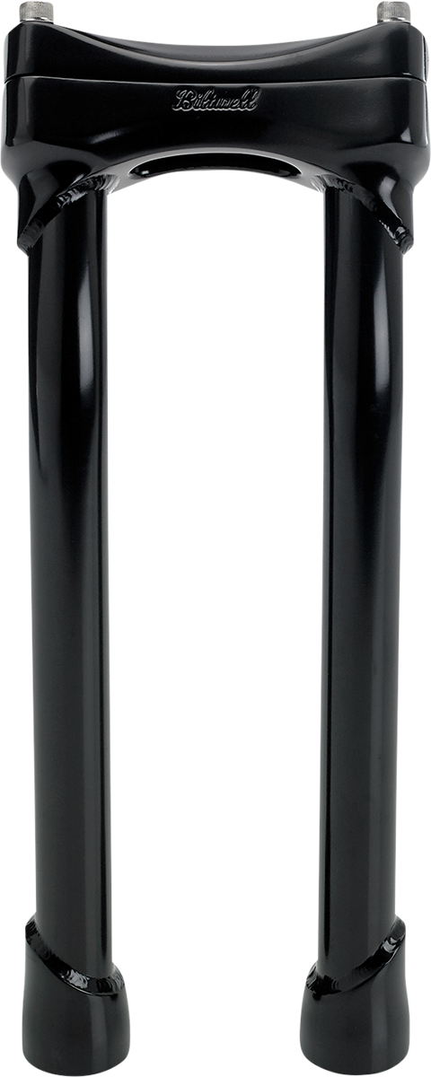 BILTWELL Murdock O/S Risers - Pullback - 12" - Black 6414-201-12