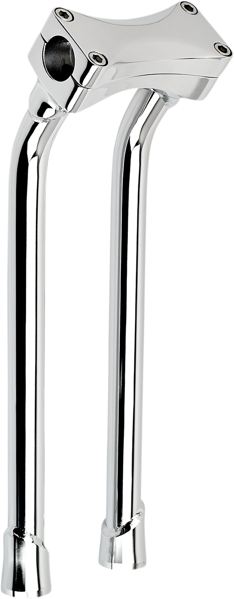 BILTWELL Murdock O/S Risers - Pullback - 14" - Chrome 6414-105-14