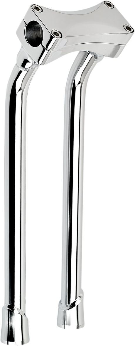 BILTWELL Murdock O/S Risers - Pullback - 14" - Chrome 6414-105-14