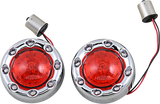 Custom Dynamics Bullet Turn Signal 1156 - Chrome - Red Lens PB-BR-RR 56-CR - Cycle City Outdoors
