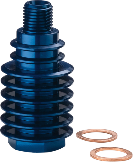 MOOSE RACING Rear Brake Caliper Cooler - Blue M73-120 - Cycle City Outdoors