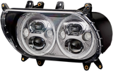 Custom Dynamics Headlight - Chrome - FLTR CDTB-RG-15-C - Cycle City Outdoors