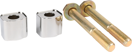 THRASHIN SUPPLY CO. Spacers - Riser - 1" - Chrome TSC-9801-3