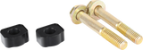 THRASHIN SUPPLY CO. Riser Extensions - 1/2" - Black TSC-9800-1