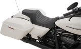 DRAG SPECIALTIES Predator III Seat - Double Diamond - Black Stitiched - FL '08-'23 0801-1114 - Cycle City Outdoors
