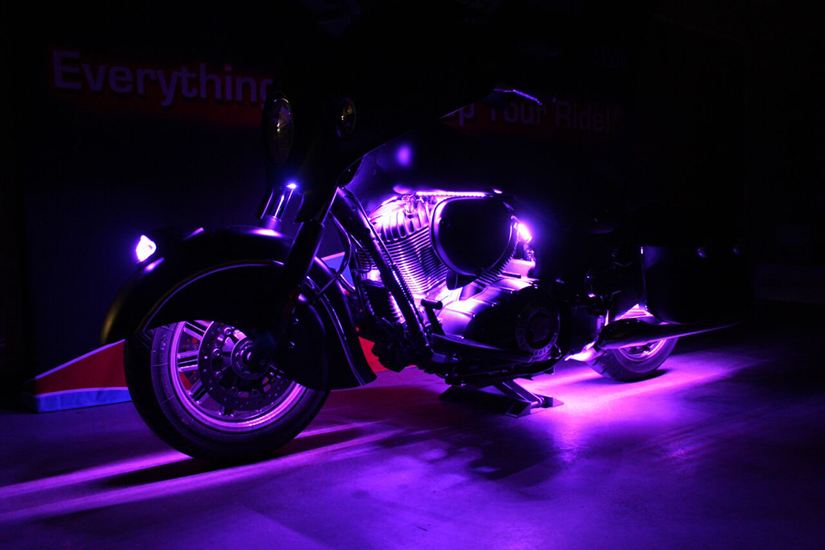 Custom Dynamics Lighted Engine Kit - Indian CD-IND-TMWK1BM - Cycle City Outdoors