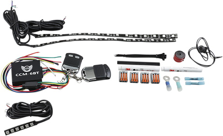 Custom Dynamics Lighted Engine Kit - Indian CD-IND-TMWK1BM - Cycle City Outdoors