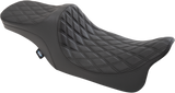 DRAG SPECIALTIES Predator III 2-Up Seat - Double Diamond - Black Thread - FL '99-'07 0801-1308 - Cycle City Outdoors