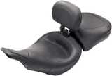 MUSTANG Wide Rear Seat - Smooth - Black - FL '97-'20 79110