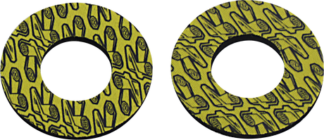 RENTHAL Grip Donutz - Black/Yellow G205 - Cycle City Outdoors