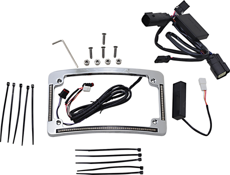 Custom Dynamics All in One License Plate Frame - Chrome TF05-BCM-C - Cycle City Outdoors