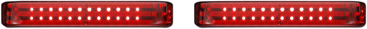 Custom Dynamics Saddlebag LED Lights - Sequential - Chrome/Red PB-SBSEQ-BCM-CR - Cycle City Outdoors