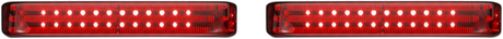 Custom Dynamics Saddlebag LED Lights - Sequential - Chrome/Red PB-SBSEQ-SS8-CR - Cycle City Outdoors