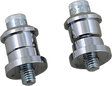 BILTWELL Riser Bushings - Solid - Chrome 6908-105