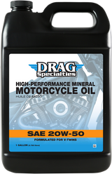 DRAG SPECIALTIES OIL Engine Oil 20W-50 - 1 U.S. gal. 198926 - Cycle City Outdoors
