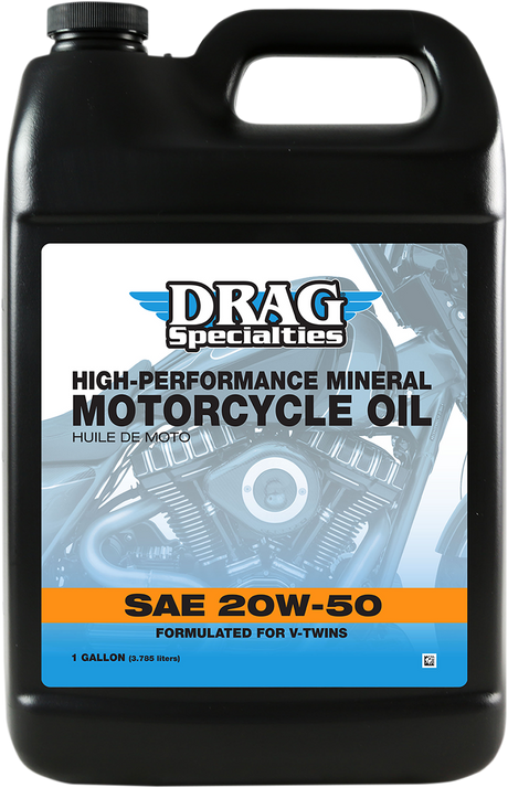 DRAG SPECIALTIES OIL Engine Oil 20W-50 - 1 U.S. gal. 198926 - Cycle City Outdoors