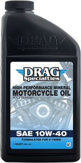 DRAG SPECIALTIES OIL Engine Oil - 10W-40 - 1 U.S. quart 198918 - Cycle City Outdoors
