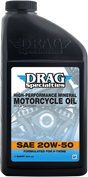 DRAG SPECIALTIES OIL Engine Oil - 20W-50 - 1 U.S. quart 198919 - Cycle City Outdoors